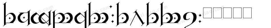 Tengwar-Teleri字体转换
