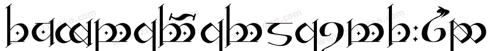 TengwarParmaite-8M2g字体转换