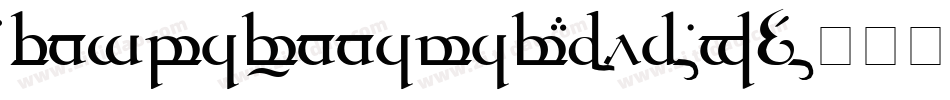 TengwarAnnatarBold-MVKY字体转换