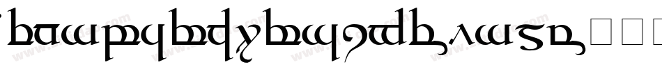 TengwarCursive-lgmy字体转换