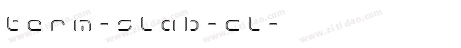 term-slab-cl字体转换