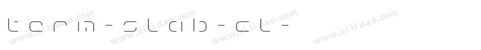 term-slab-cl字体转换