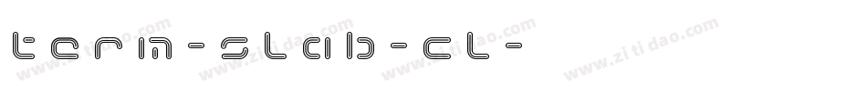 term-slab-cl字体转换