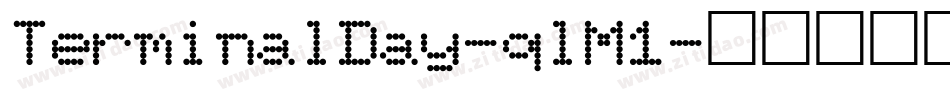 TerminalDay-qlM1字体转换