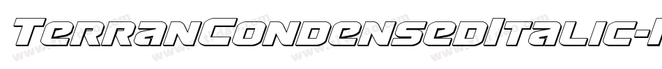 TerranCondensedItalic-MgAp字体转换 TerranCondensedItalic-MgAp字体转换