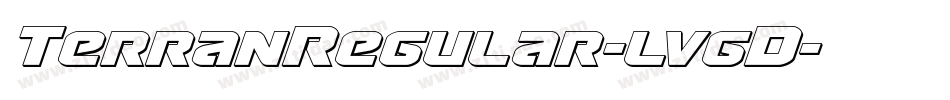 TerranRegular-lvgD字体转换