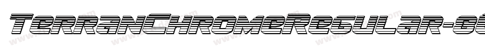 TerranChromeRegular-8GOM字体转换