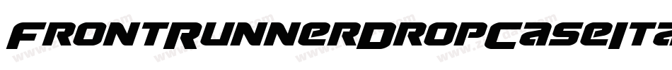FrontRunnerDropCaseItalic-MgvP字体转换