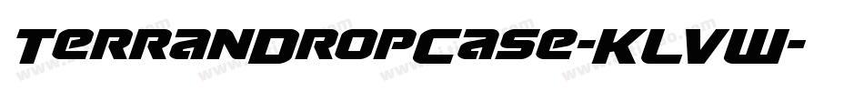 TerranDropCase-KLVW字体转换
