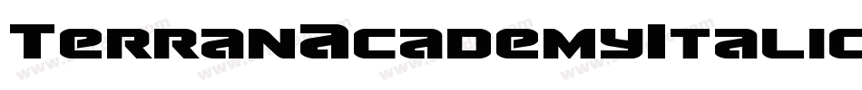 TerranAcademyItalic-BMLB字体转换