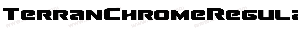 TerranChromeRegular-8GOM字体转换