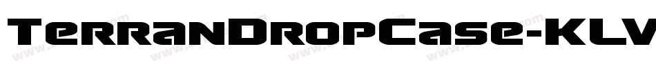 TerranDropCase-KLVW字体转换
