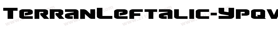 TerranLeftalic-Ypqv字体转换