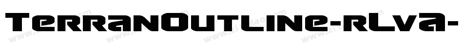 TerranOutline-rLvA字体转换