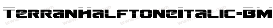 TerranHalftoneItalic-BML5字体转换