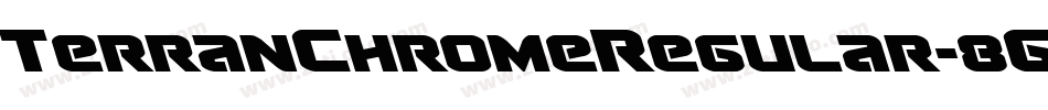 TerranChromeRegular-8GOM字体转换