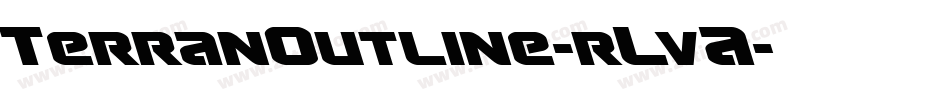 TerranOutline-rLvA字体转换