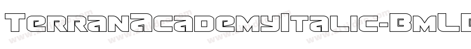 TerranAcademyItalic-BMLB字体转换