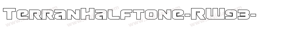 TerranHalftone-RW93字体转换