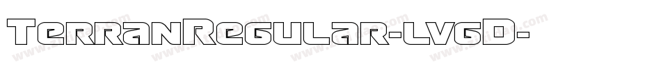 TerranRegular-lvgD字体转换