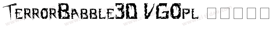 TerrorBabble3D-VGOpl字体转换