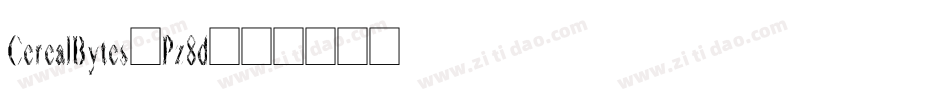 CerealBytes-Pz8d字体转换