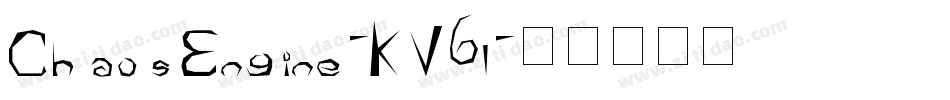 ChaosEngine-KV6l字体转换