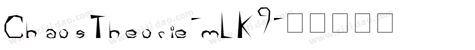 ChaosTheorie-mLK9字体转换