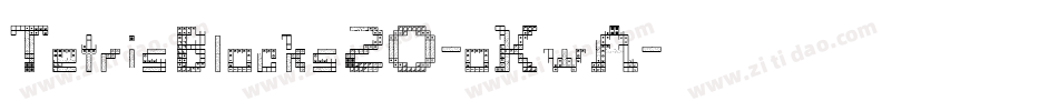 TetrisBlocks20-oKwA字体转换