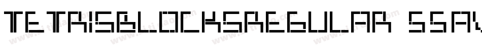 TetrisBlocksRegular-55AV字体转换