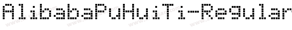 AlibabaPuHuiTi-Regular字体转换