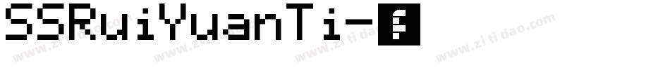 SSRuiYuanTi字体转换