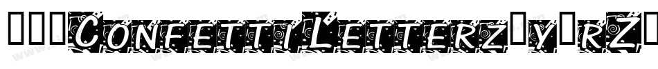 101ConfettiLetterz-y3rZ字体转换