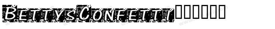 BettysConfetti字体转换