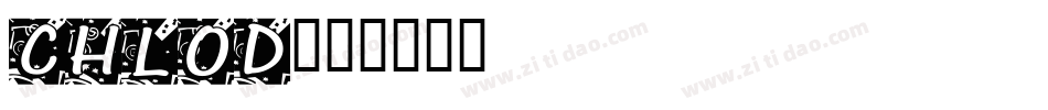 CHLOD字体转换
