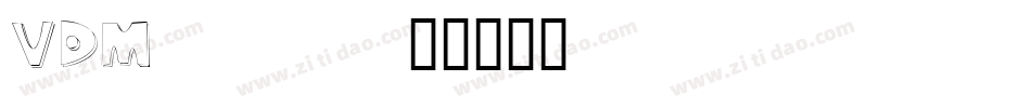 VDMassacre字体转换