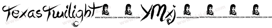 TexasTwilight-9YMxj字体转换