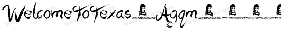 WelcomeToTexas-Agqm字体转换