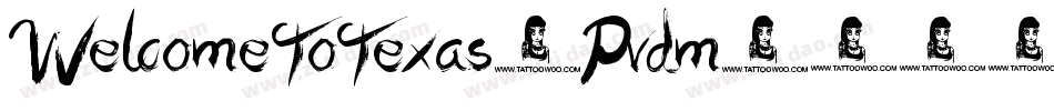 WelcomeToTexas-Pvdm字体转换