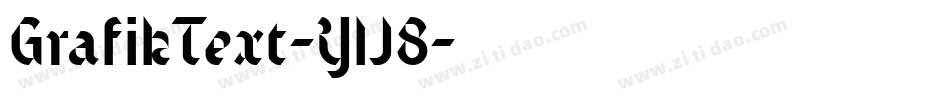 GrafikText-YlJ8字体转换