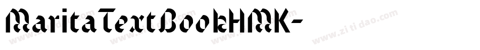 MaritaTextBookHMK字体转换