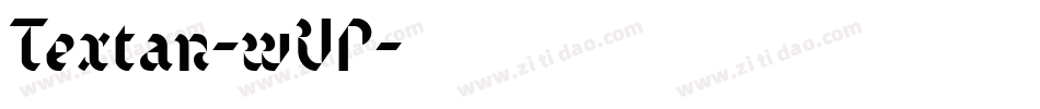 Textan-wVP字体转换