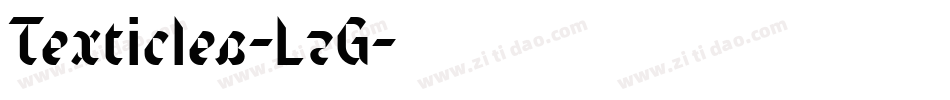 Texticles-LzG字体转换