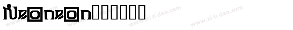 Neoneon字体转换