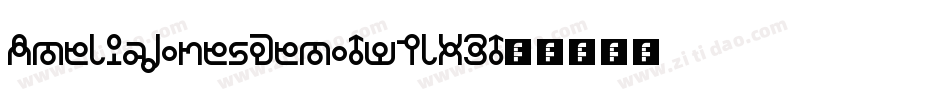 AmeliaJonesDemo-w1lX3字体转换