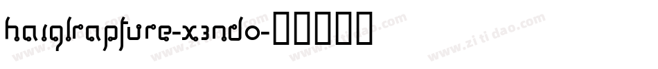 HaiglRapture-x3nDO字体转换