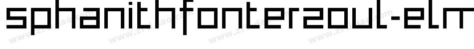 SPhanithFonterZoul-eLMg字体转换