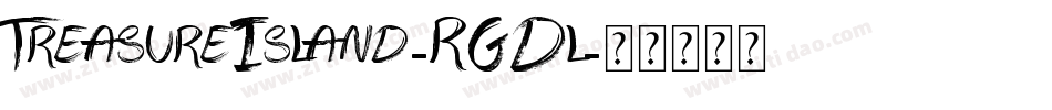 TreasureIsland-RGDl字体转换