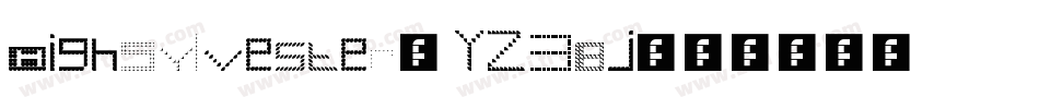 HighSylvester-Yz3Bj字体转换