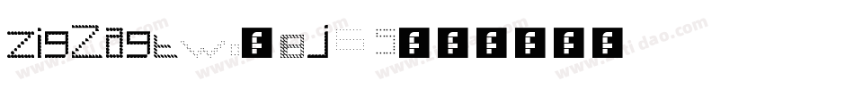 Zigzagtwo-Bj65字体转换